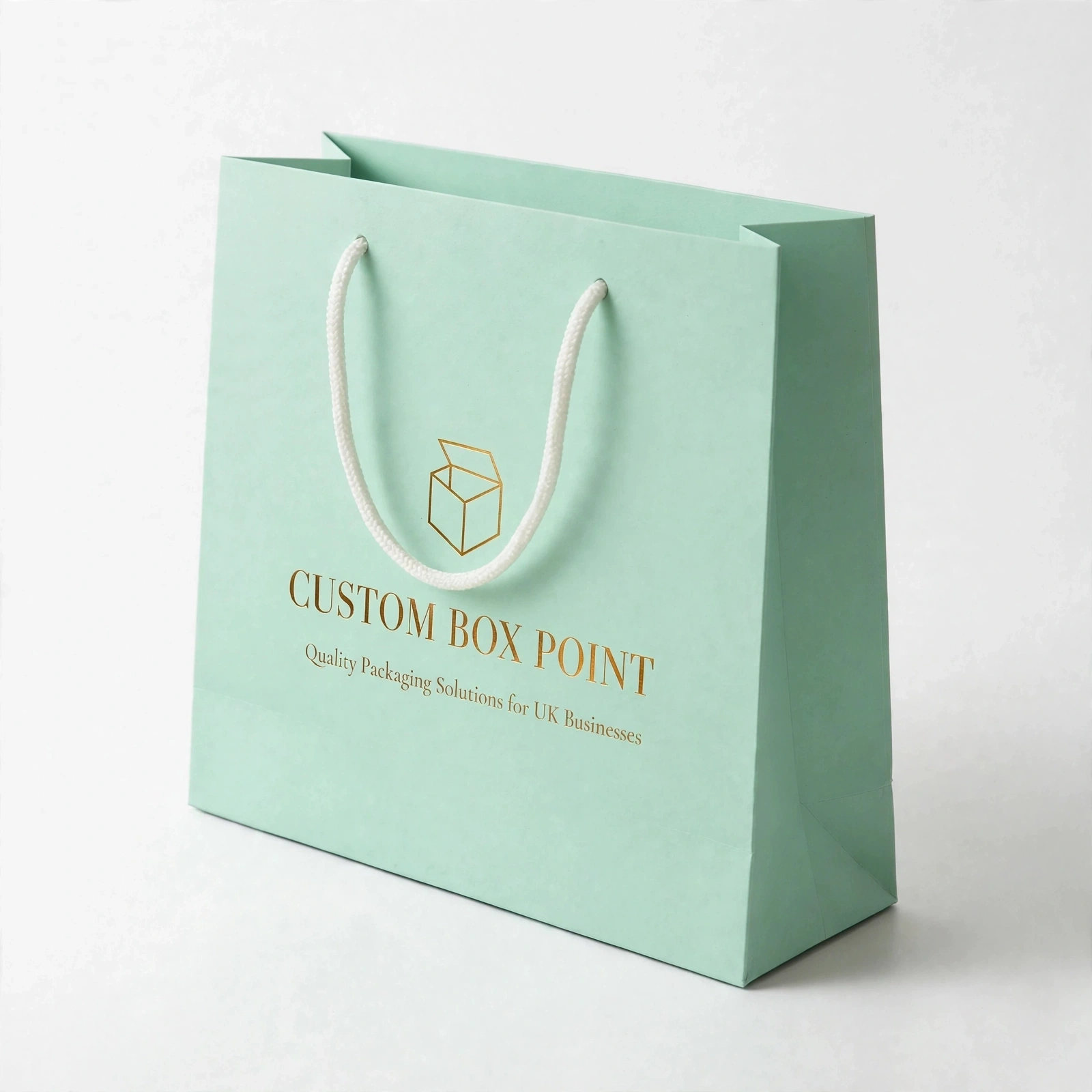 Custom Printed Boutique Paper Bags with Handles