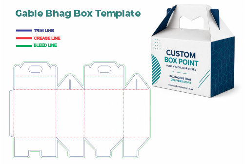Gable Bag Box Template