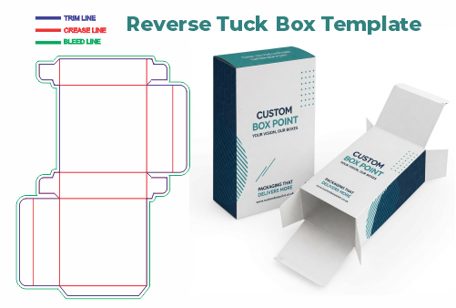 Reverse Tuck Box Template