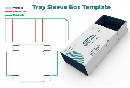 Tray Sleeve Box Template